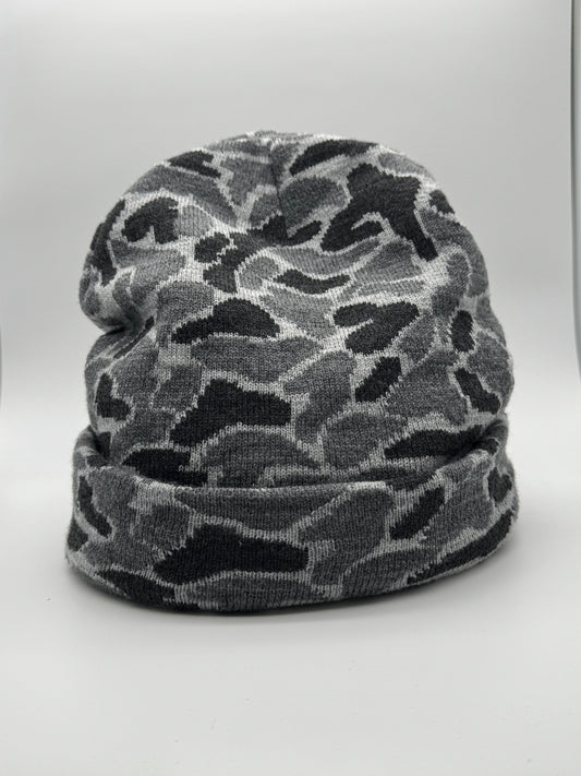 Grey camo beanie
