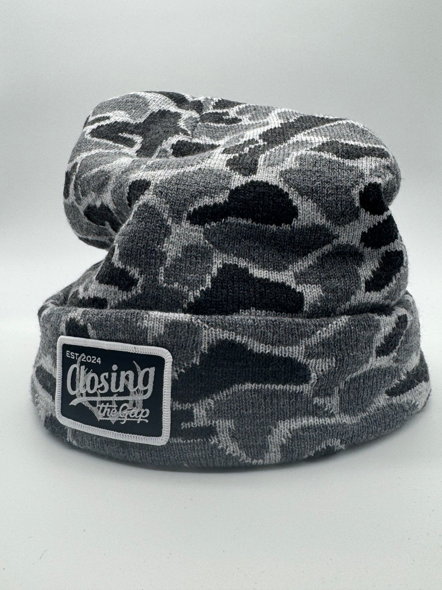 Grey camo beanie