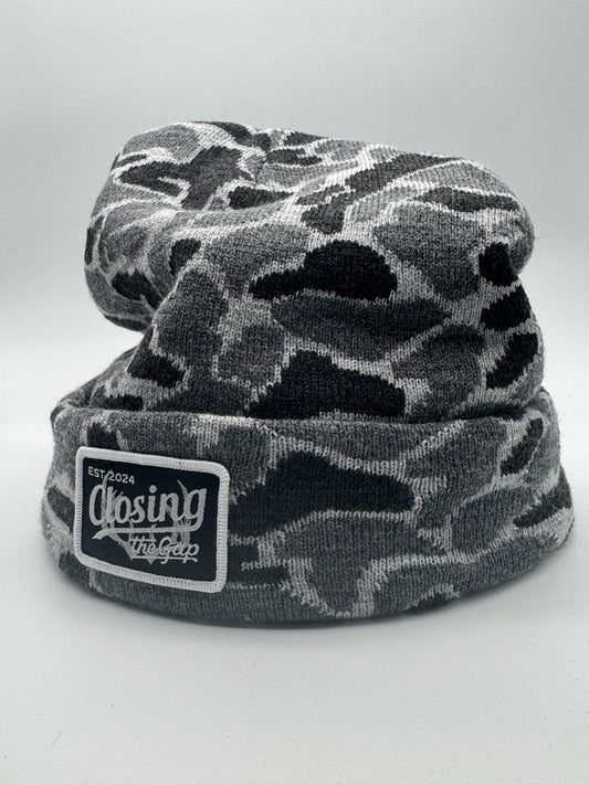 Grey camo beanie